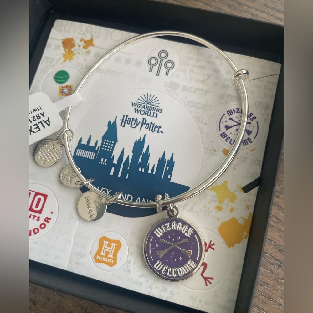 ⚡️ NWT Alex and Ani Harry Potter™ 'Wizards Welcome' Charm Bangle ⚡️